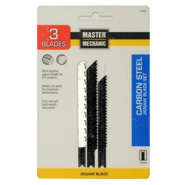 Disston Disston 117887 Master Mechanic Carbide Grit Jig Saw Blade - 3 Piece 117887